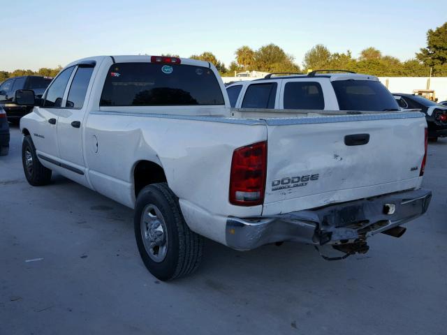 3D7KA28D93G770681 - 2003 DODGE RAM 2500 S WHITE photo 3