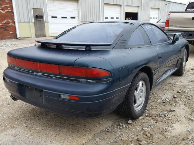 JB3AM44H0RY003576 - 1994 DODGE STEALTH GREEN photo 4