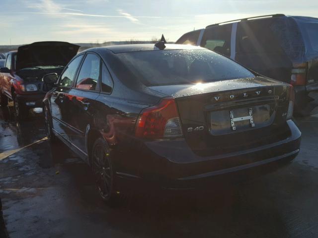 YV1MS382X92462497 - 2009 VOLVO S40 2.4I BLACK photo 3