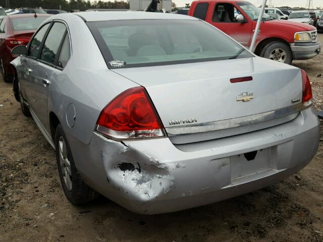 2G1WA5EK1A1121469 - 2010 CHEVROLET IMPALA LS GRAY photo 3