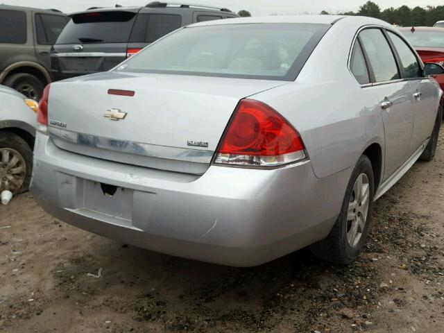 2G1WA5EK1A1121469 - 2010 CHEVROLET IMPALA LS GRAY photo 4