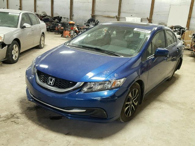 19XFB2F87FE051301 - 2015 HONDA CIVIC EX BLUE photo 2