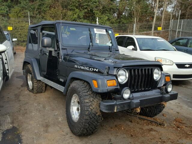 1J4FA69S94P734819 - 2004 JEEP WRANGLER / BLACK photo 1