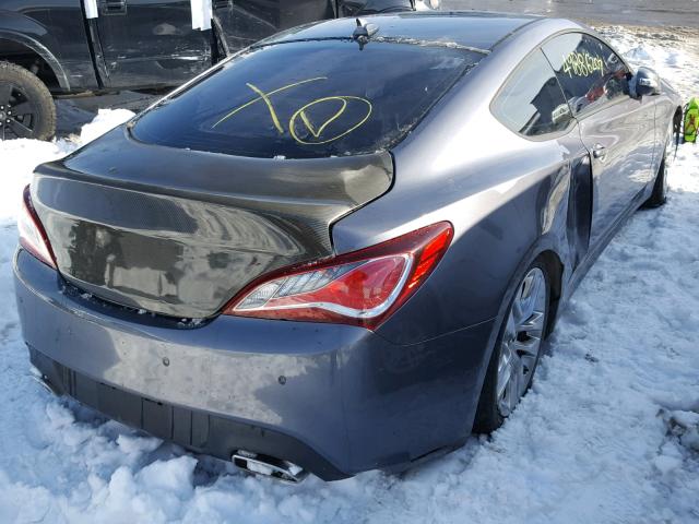 KMHHU6KJ1FU125733 - 2015 HYUNDAI GENESIS CO GRAY photo 4