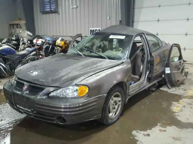 1G2NE52F32C218266 - 2002 PONTIAC GRAND AM S BROWN photo 2