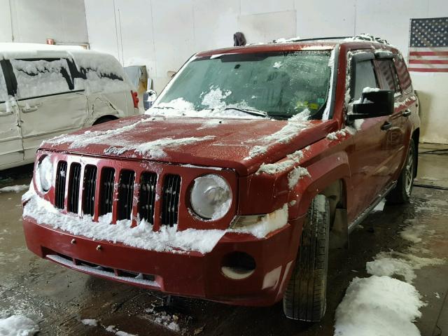 1J8FF28W67D371351 - 2007 JEEP PATRIOT SP RED photo 2