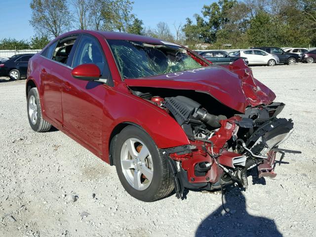 1G1PF5SC1C7211570 - 2012 CHEVROLET CRUZE LT RED photo 1