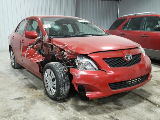 1NXBU4EE8AZ304045 - 2010 TOYOTA COROLLA BA RED photo 1