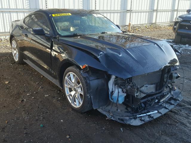 1FA6P8TH4F5324754 - 2015 FORD MUSTANG BLACK photo 1