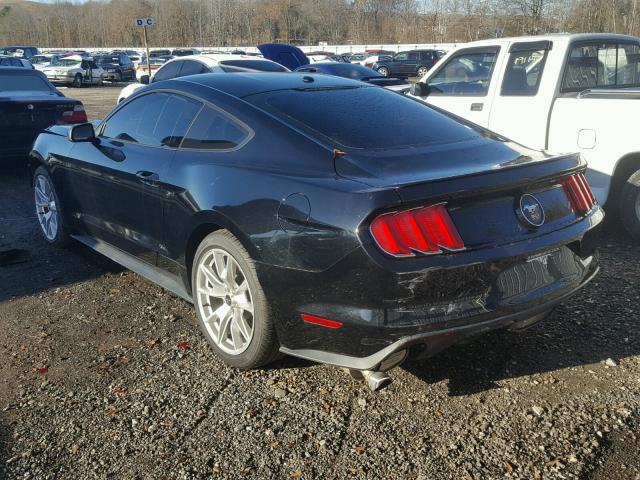 1FA6P8TH4F5324754 - 2015 FORD MUSTANG BLACK photo 3