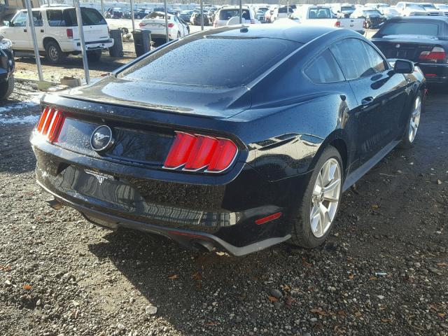 1FA6P8TH4F5324754 - 2015 FORD MUSTANG BLACK photo 4