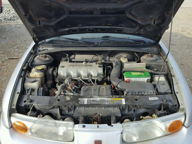 1G8ZH52822Z153097 - 2002 SATURN SL1 SILVER photo 7