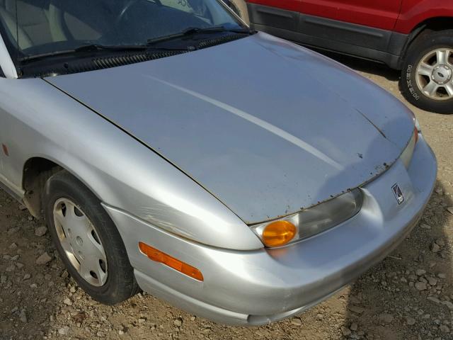 1G8ZH52822Z153097 - 2002 SATURN SL1 SILVER photo 9