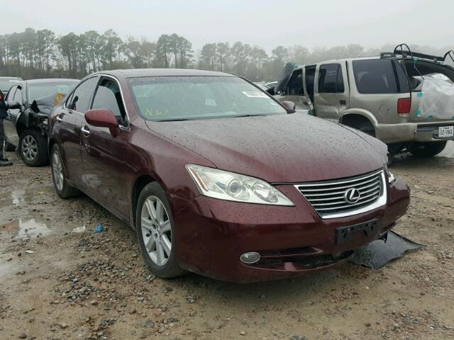 JTHBJ46GX82239281 - 2008 LEXUS ES 350 MAROON photo 1