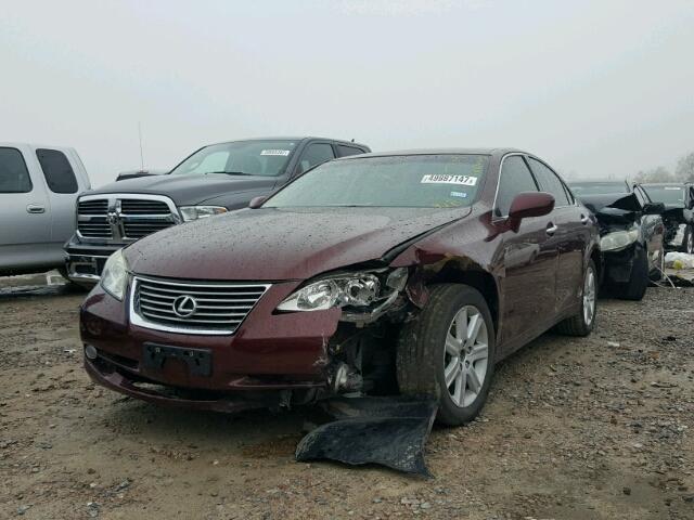 JTHBJ46GX82239281 - 2008 LEXUS ES 350 MAROON photo 2