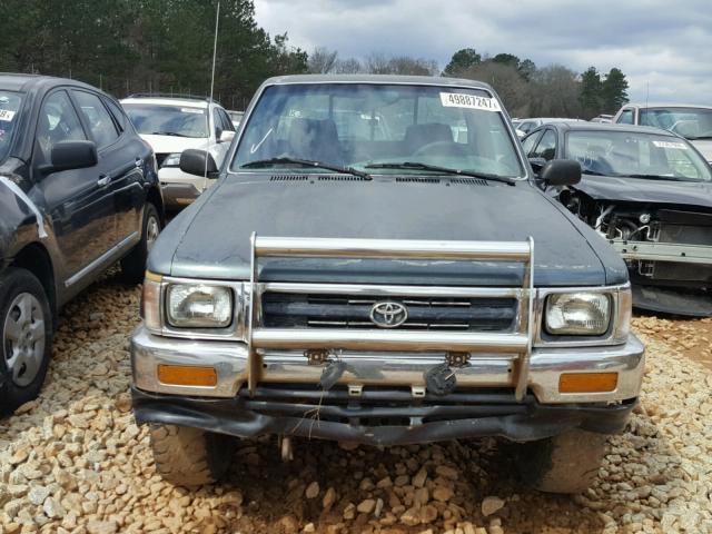 4TARN01P1PZ137132 - 1993 TOYOTA PICKUP 1/2 GREEN photo 9