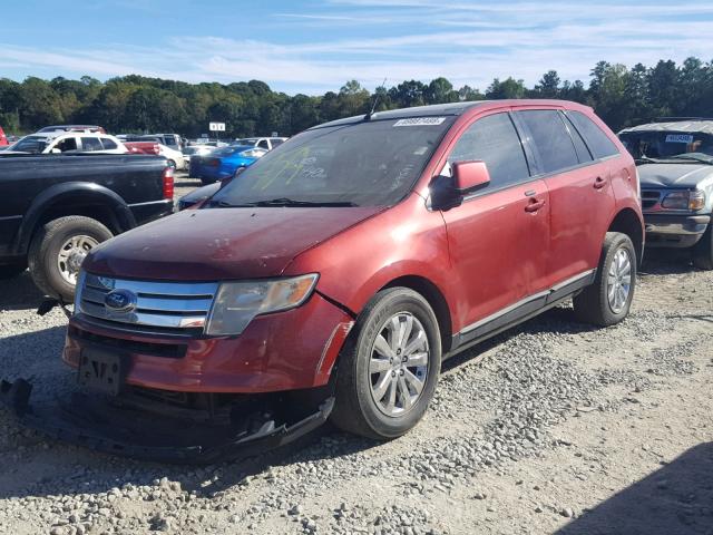 2FMDK39C57BB19547 - 2007 FORD EDGE SEL P RED photo 2