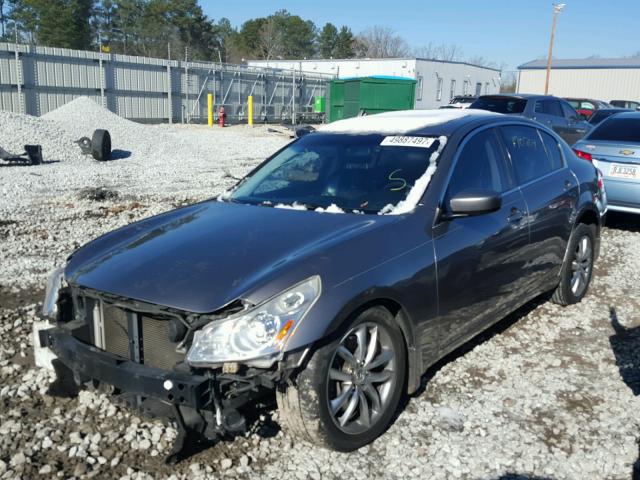 JNKCV61E49M010479 - 2009 INFINITI G37 BASE GRAY photo 2