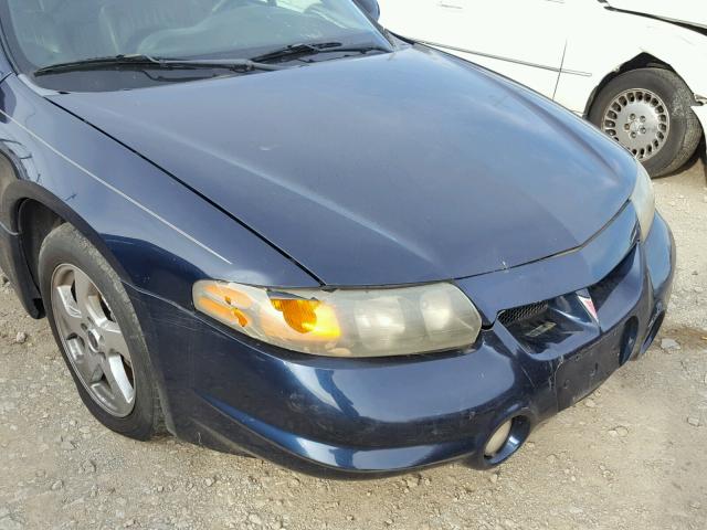 1G2HY54KX24195481 - 2002 PONTIAC BONNEVILLE BLUE photo 9