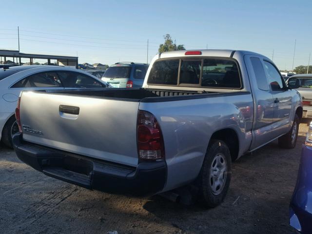 5TETX22N18Z584823 - 2008 TOYOTA TACOMA ACC SILVER photo 4