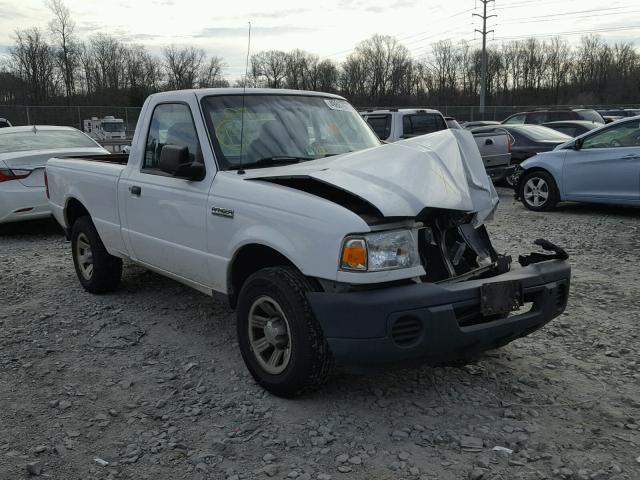 1FTYR10D48PA01253 - 2008 FORD RANGER WHITE photo 1