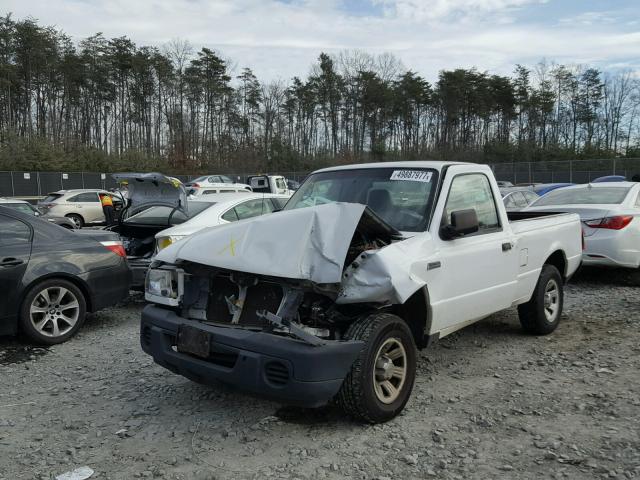 1FTYR10D48PA01253 - 2008 FORD RANGER WHITE photo 2