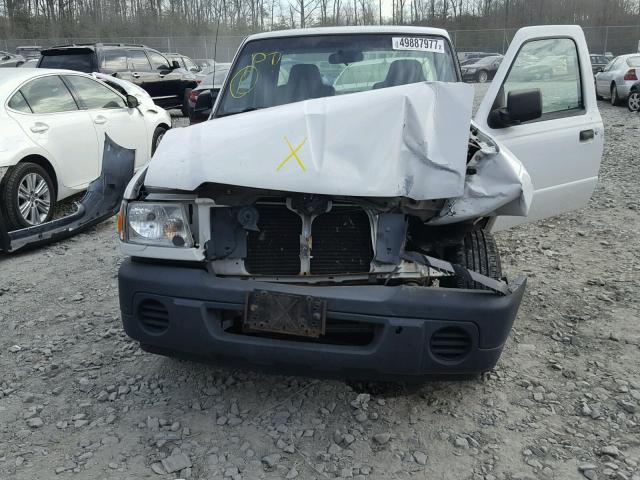 1FTYR10D48PA01253 - 2008 FORD RANGER WHITE photo 7