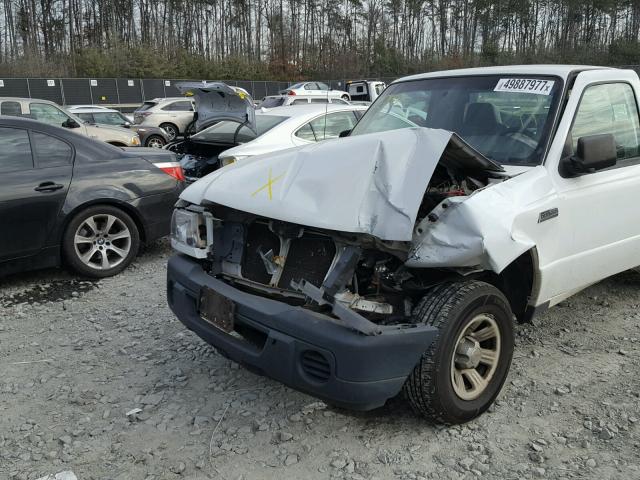 1FTYR10D48PA01253 - 2008 FORD RANGER WHITE photo 9