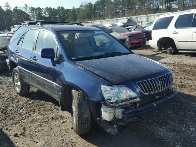 JTJHF10U630298579 - 2003 LEXUS RX 300 BLUE photo 1