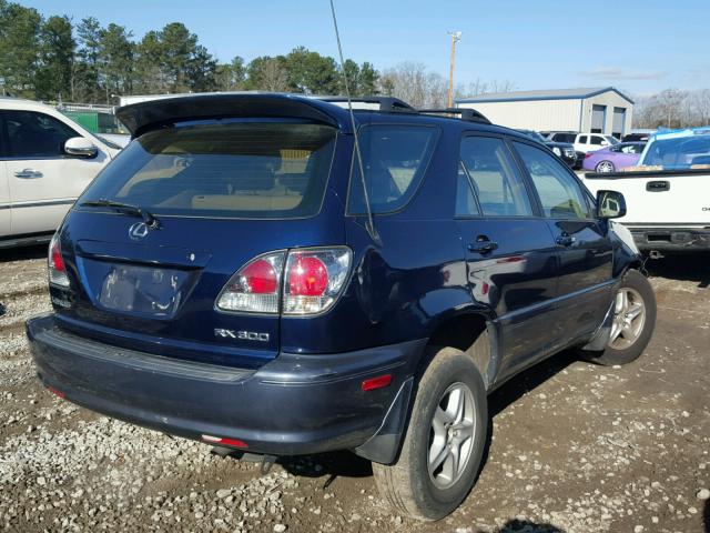 JTJHF10U630298579 - 2003 LEXUS RX 300 BLUE photo 4