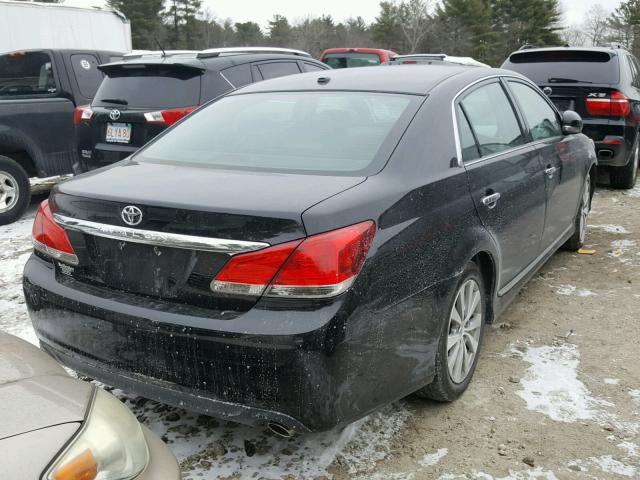 4T1BK3DB3BU426868 - 2011 TOYOTA AVALON BAS BLACK photo 4