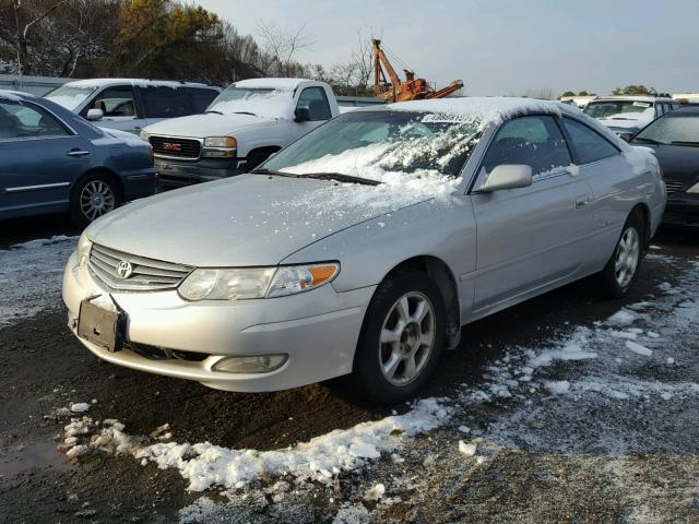 2T1CF28P53C604954 - 2003 TOYOTA CAMRY SOLA SILVER photo 2