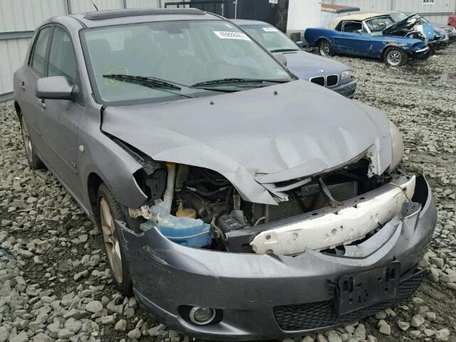 JM1BK343161416800 - 2006 MAZDA 3 HATCHBAC GRAY photo 1