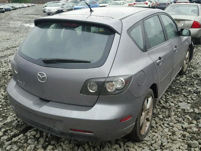 JM1BK343161416800 - 2006 MAZDA 3 HATCHBAC GRAY photo 4