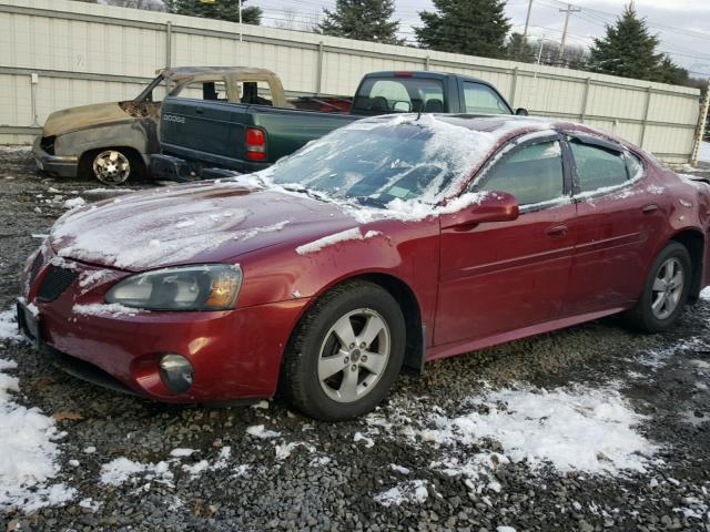 2G2WS542551171663 - 2005 PONTIAC GRAND PRIX RED photo 2