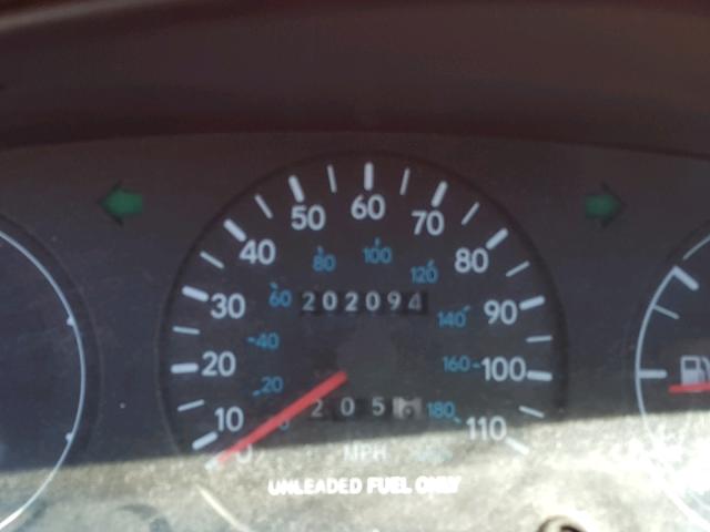 1Y1SK5366PZ004779 - 1993 GEO PRIZM BASE წითელი ფოტო 8