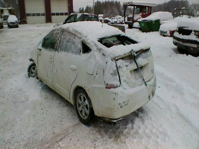 JTDKB20U997851011 - 2009 TOYOTA PRIUS WHITE photo 3