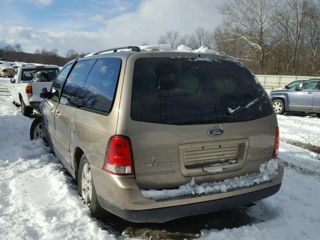 2FMZA57694BA71113 - 2004 FORD FREESTAR S GOLD photo 3