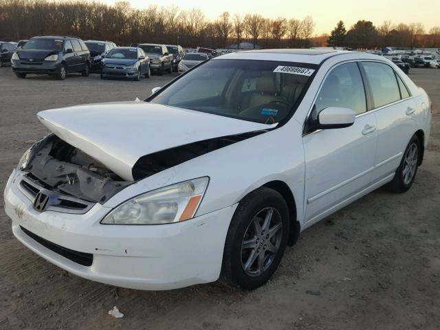 1HGCM66504A063592 - 2004 HONDA ACCORD EX WHITE photo 2