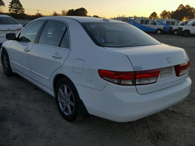 1HGCM66504A063592 - 2004 HONDA ACCORD EX WHITE photo 3