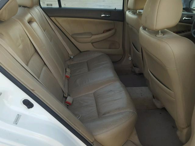 1HGCM66504A063592 - 2004 HONDA ACCORD EX WHITE photo 6