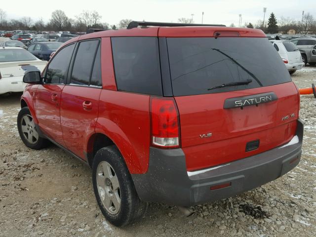 5GZCZ63424S808749 - 2004 SATURN VUE RED photo 3