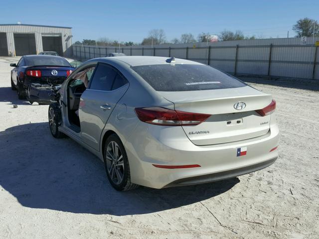 5NPD84LF5HH195772 - 2017 HYUNDAI ELANTRA SE TAN photo 3