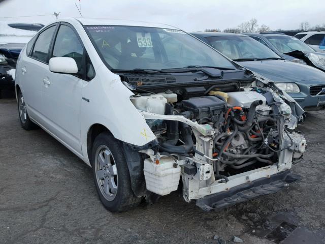 JTDKB20U673249669 - 2007 TOYOTA PRIUS WHITE photo 1