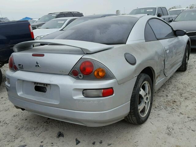 4A3AC44G23E048596 - 2003 MITSUBISHI ECLIPSE GS GRAY photo 4