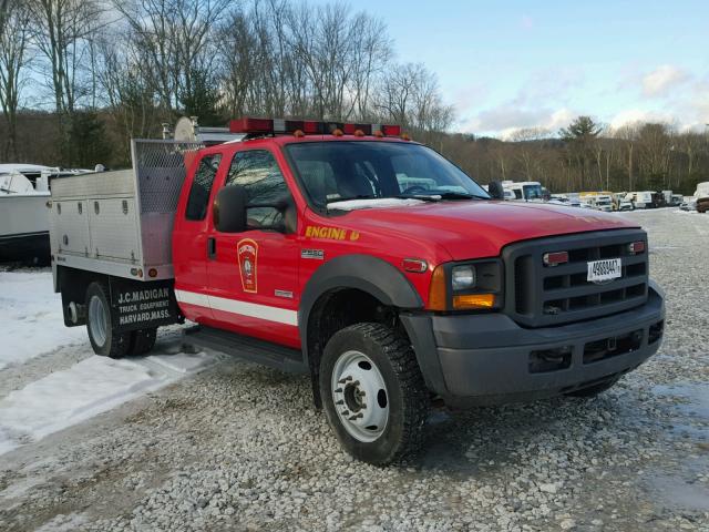 1FDAX57P96EB19155 - 2006 FORD F550 SUPER RED photo 1