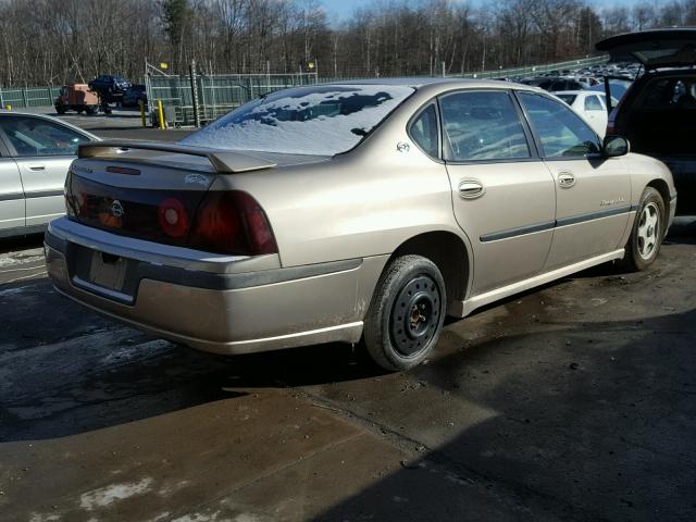 2G1WH55K319165633 - 2001 CHEVROLET IMPALA LS TAN photo 4