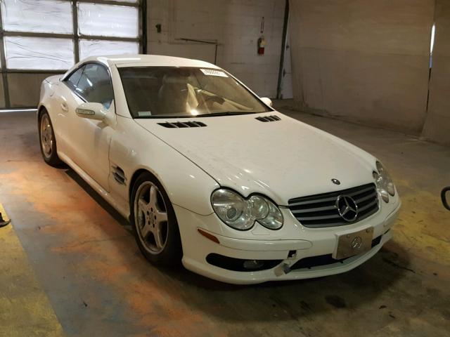 WDBSK75F03F026591 - 2003 MERCEDES-BENZ SL 500R WHITE photo 1