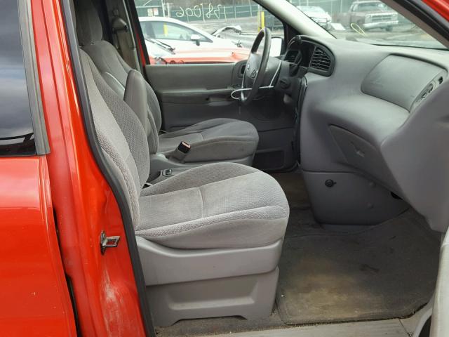 2FMZA51491BA96063 - 2001 FORD WINDSTAR L RED photo 5