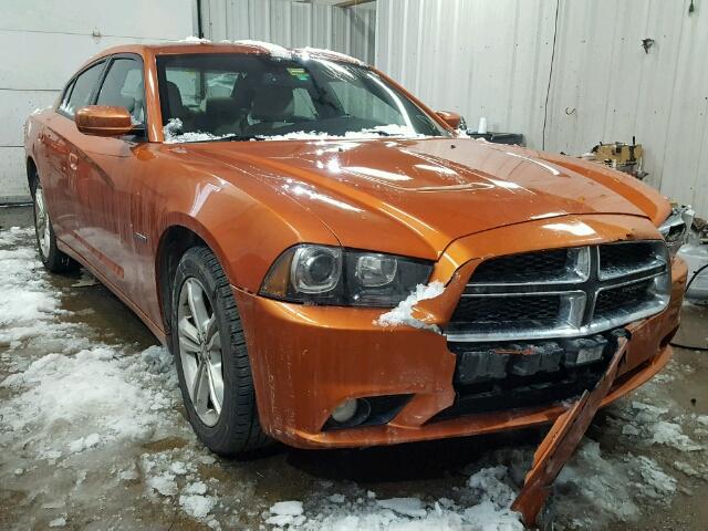 2B3CM5CT4BH500795 - 2011 DODGE CHARGER R/ ORANGE photo 1